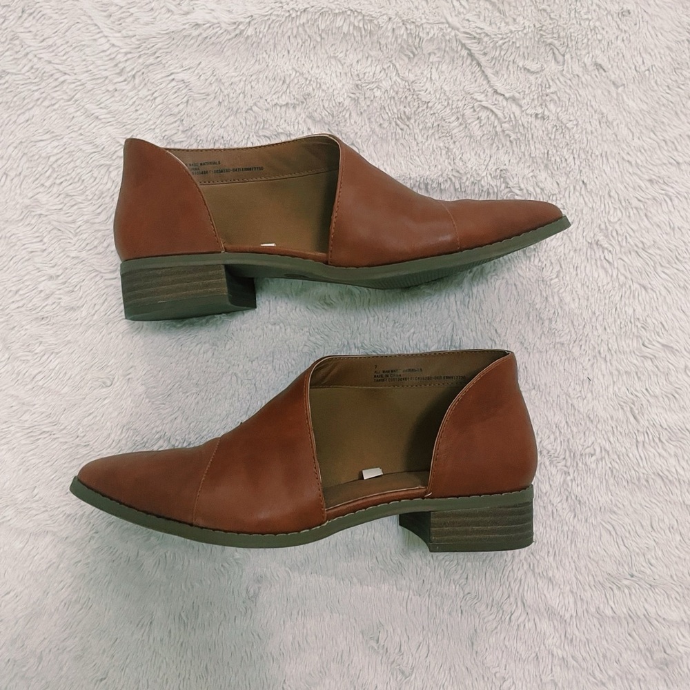 Brown Leather Women's Ankle Boots